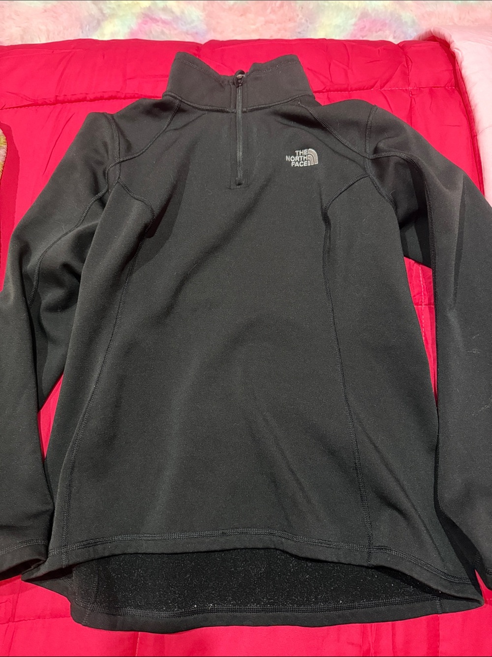 The North Face Black Half-Zip Fleece Pullover